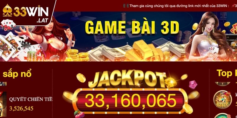 Hệ thống game bài 33WIN quy tụ nhiều ưu điểm