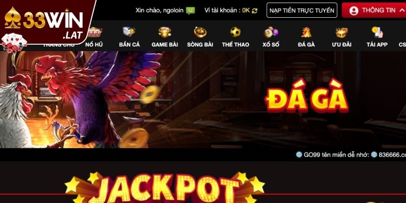 Tổng thể nền tảng đá gà 33WIN trực tuyến